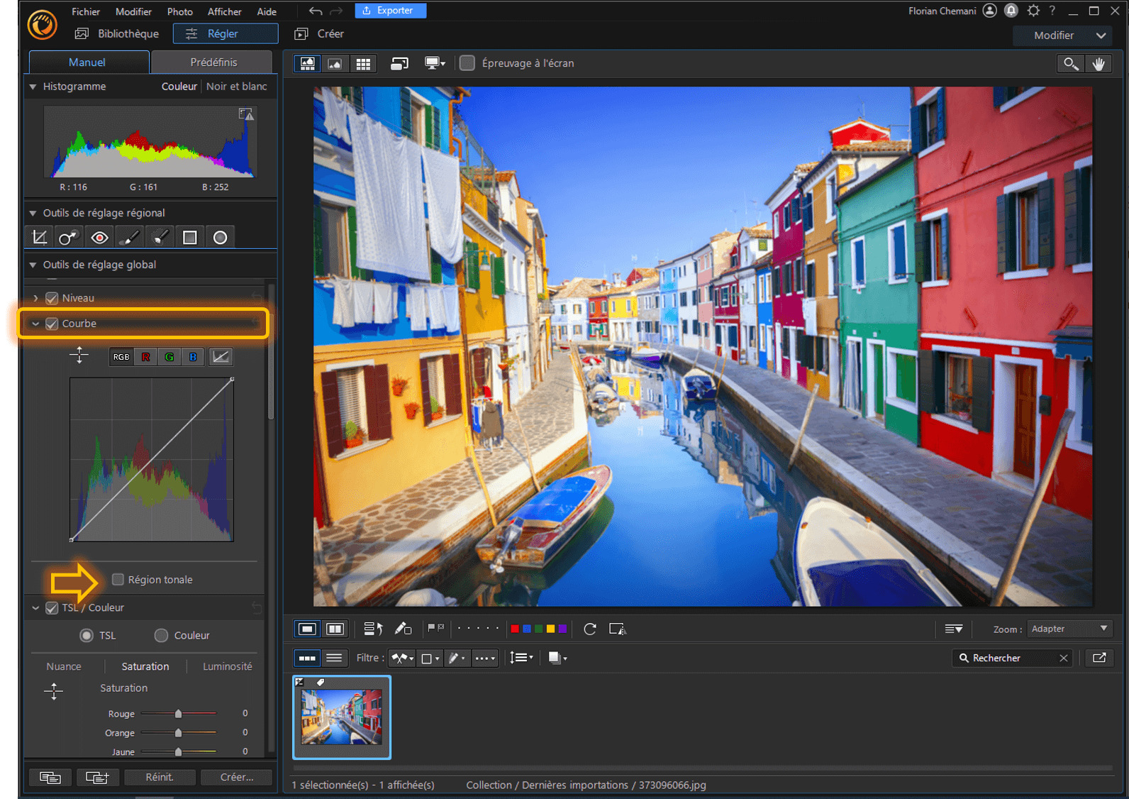 Inversion des couleurs sur PC - Etape 2