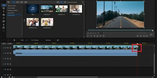 PowerDirector - speed dual arrow icon
