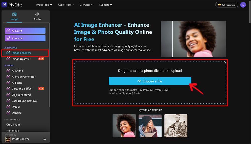 PhotoDirector - Improve/Remove