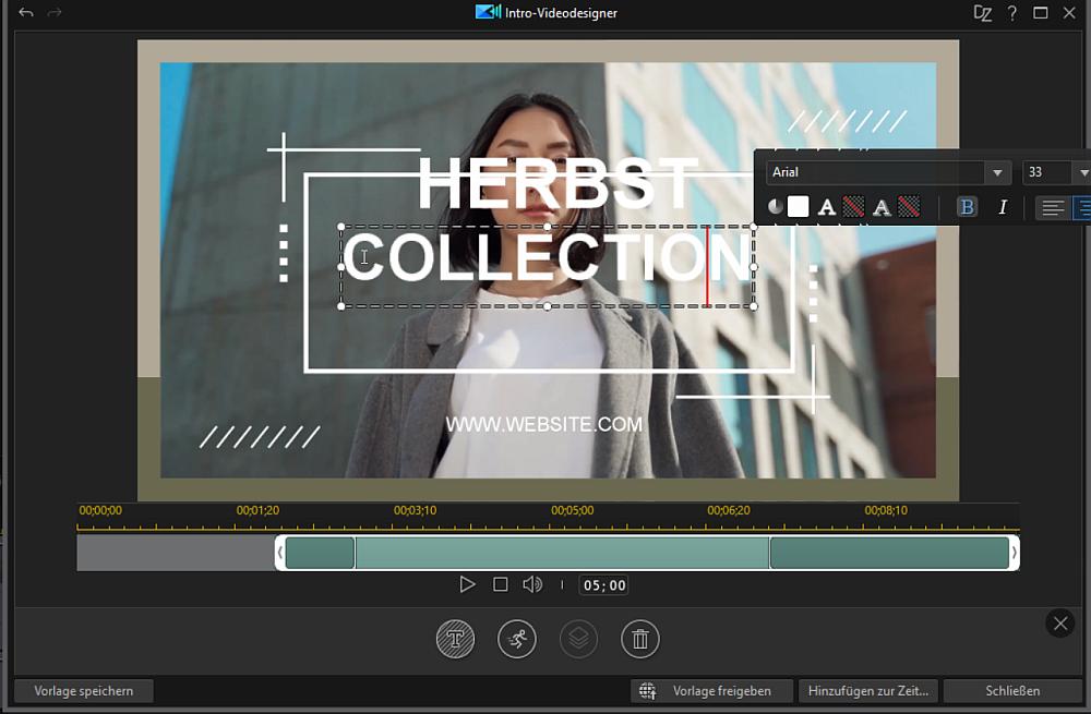 PowerDirector - Intro-Videodesigner