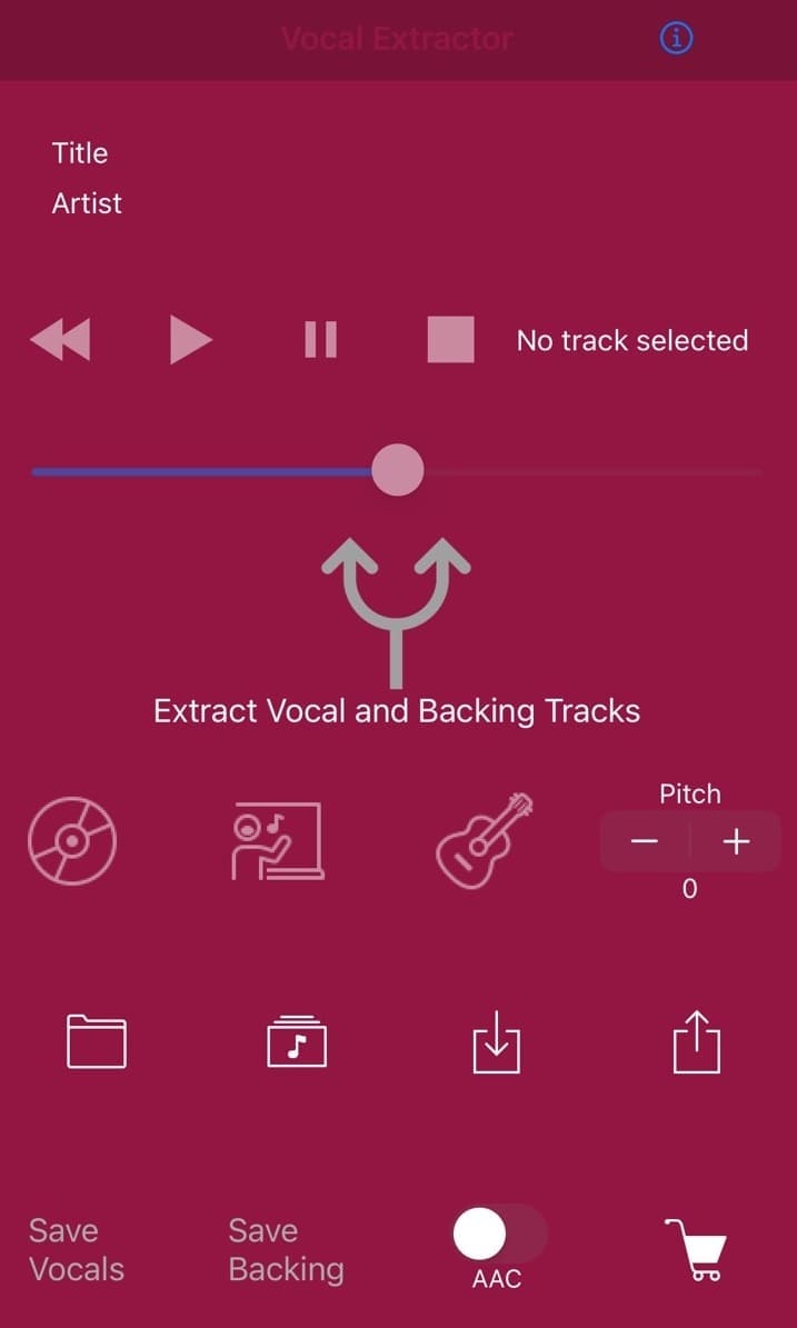 Vocal Extractor Interface