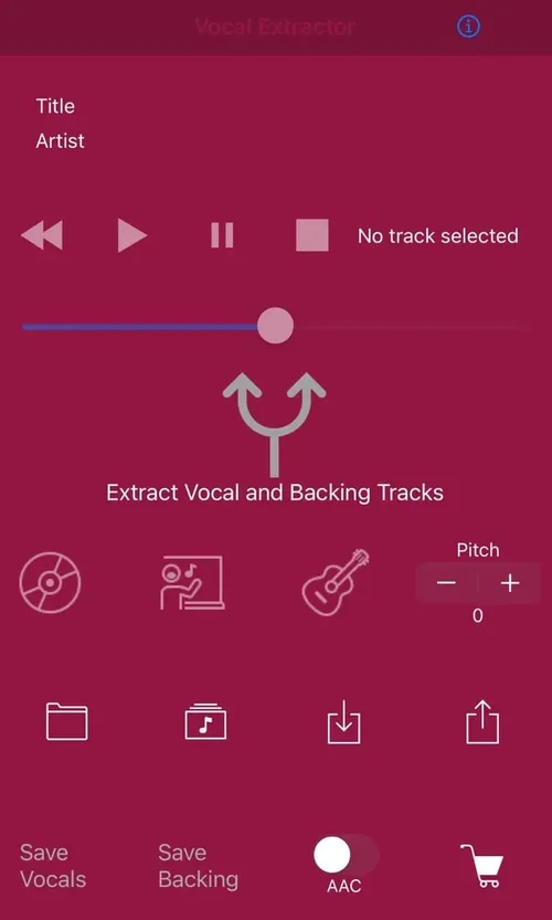 Vocal Extractor Interface