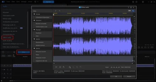 Powerdirector - utiliser vocal remover