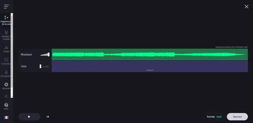 VocalRemover.org Interface