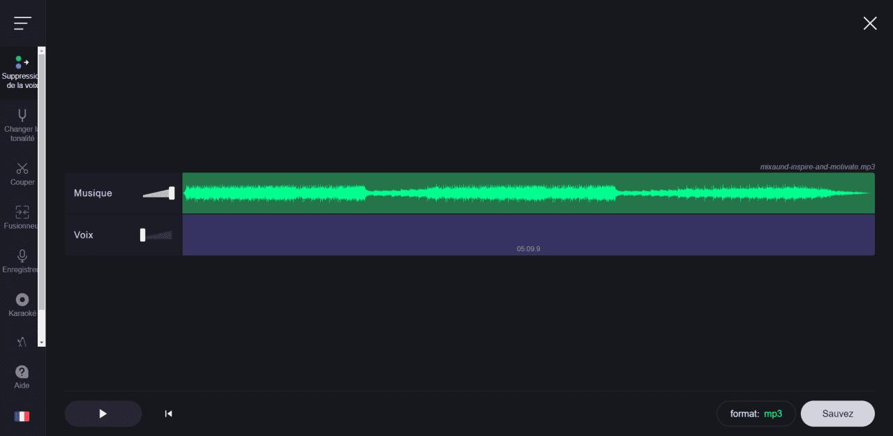 VocalRemover.org Interface