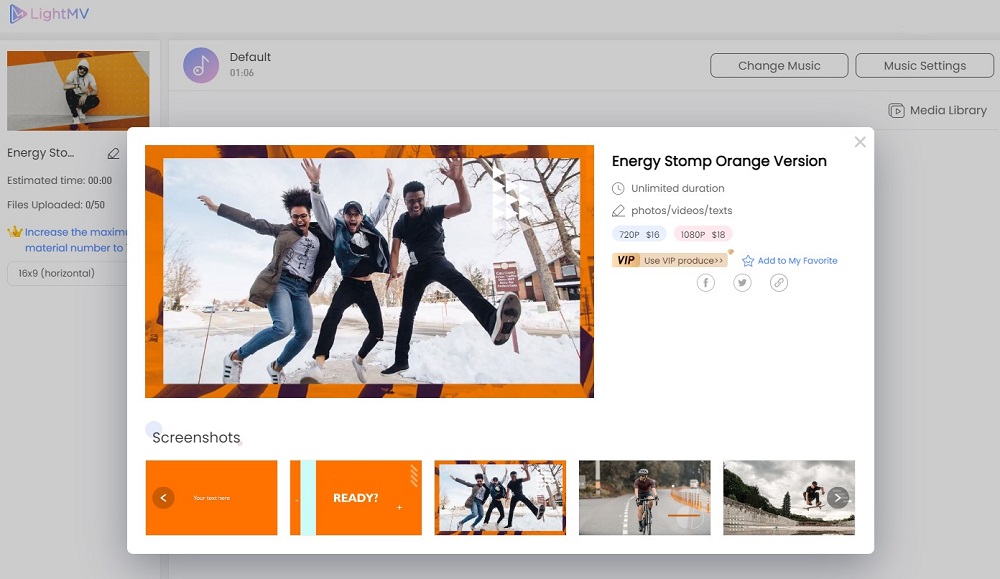 LightMV Interface