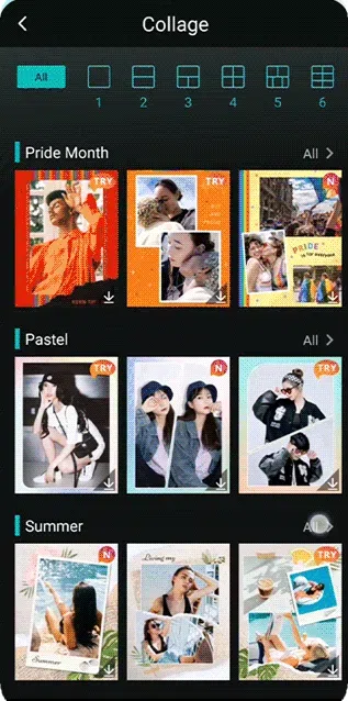 PhotoDirector - Crea un Collage con tus imágenes