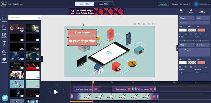 Canva Interface