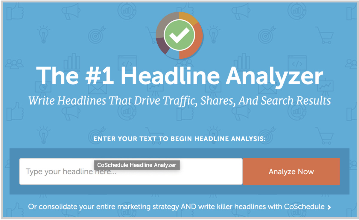 CoSchedule - Gratis Headline Analyzer