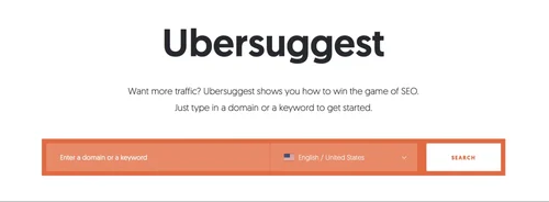Ubersuggest - Keyword-Vorschläge