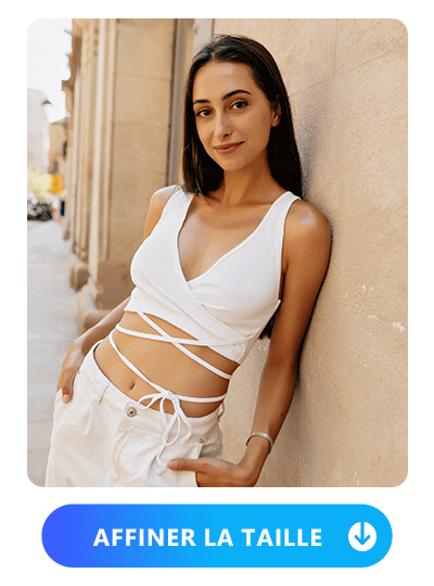affiner la taille avec PhotoDirector