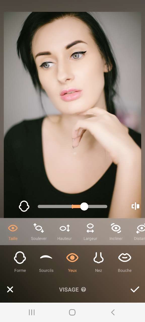 Peachy - Application retouche photo visage