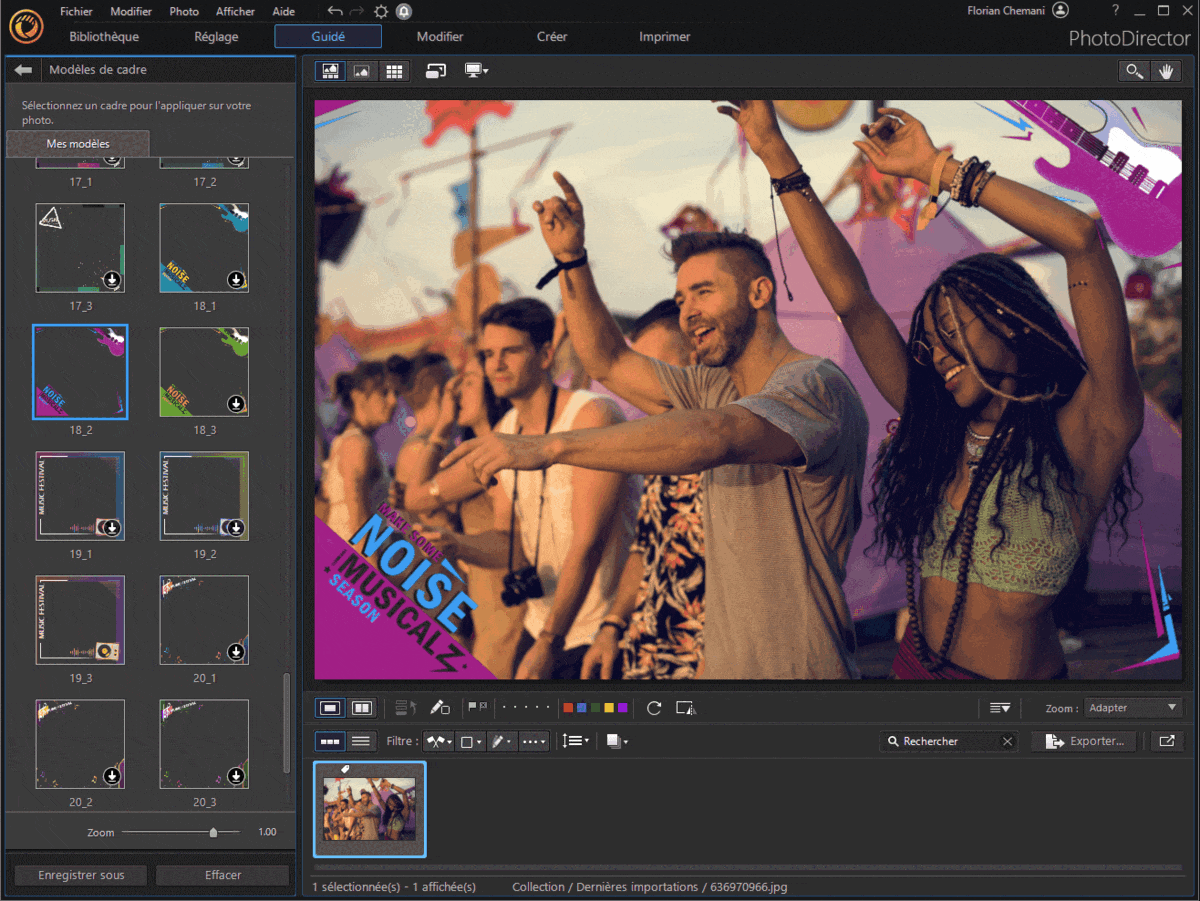 Tutoriel pour ajouter un élégant cadre photo sur PC