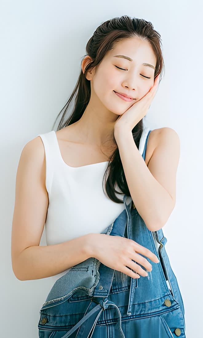 スタンプで顔隠し