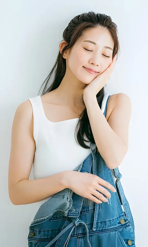 スタンプで顔隠し