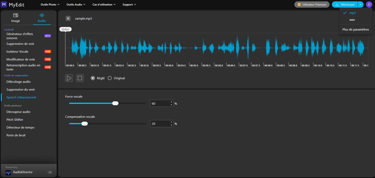 MyEdit Interface - améliorer un dialogue