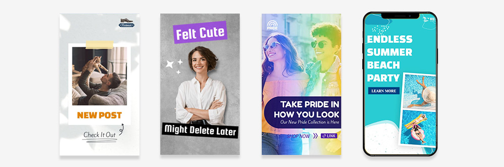 Usa plantillas para crear historias de Instagram con Promeo