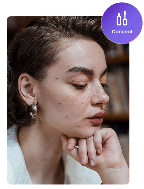 Vivid Glam - Hautunreinheiten mit Concealer abdecken