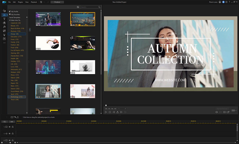 PowerDirector - Intro Designer Template