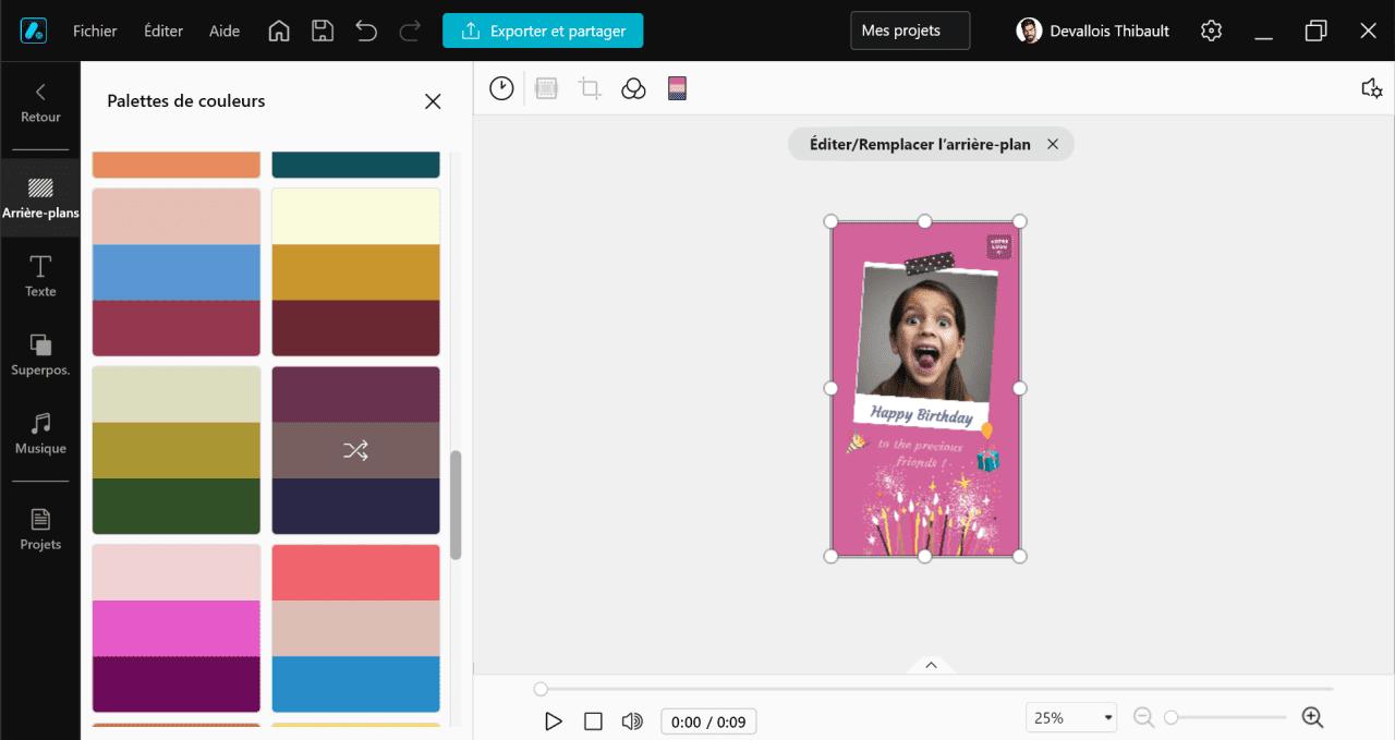 comment creer une carte d'anniversaire virtuelle pour Whatsapp sur PC