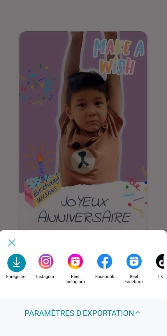 Créer une carte d'anniversaire animée gratuite musicale