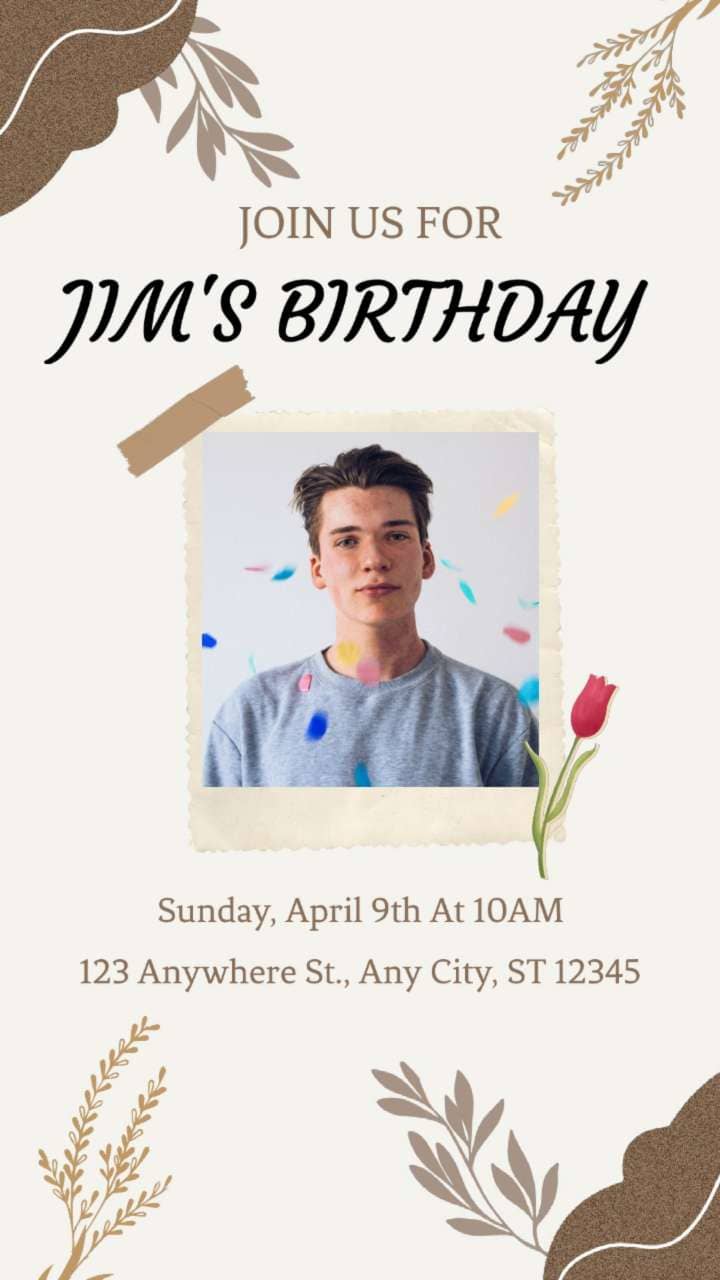 Meilleurs modèles de carte d'invitation anniversaire gratuits