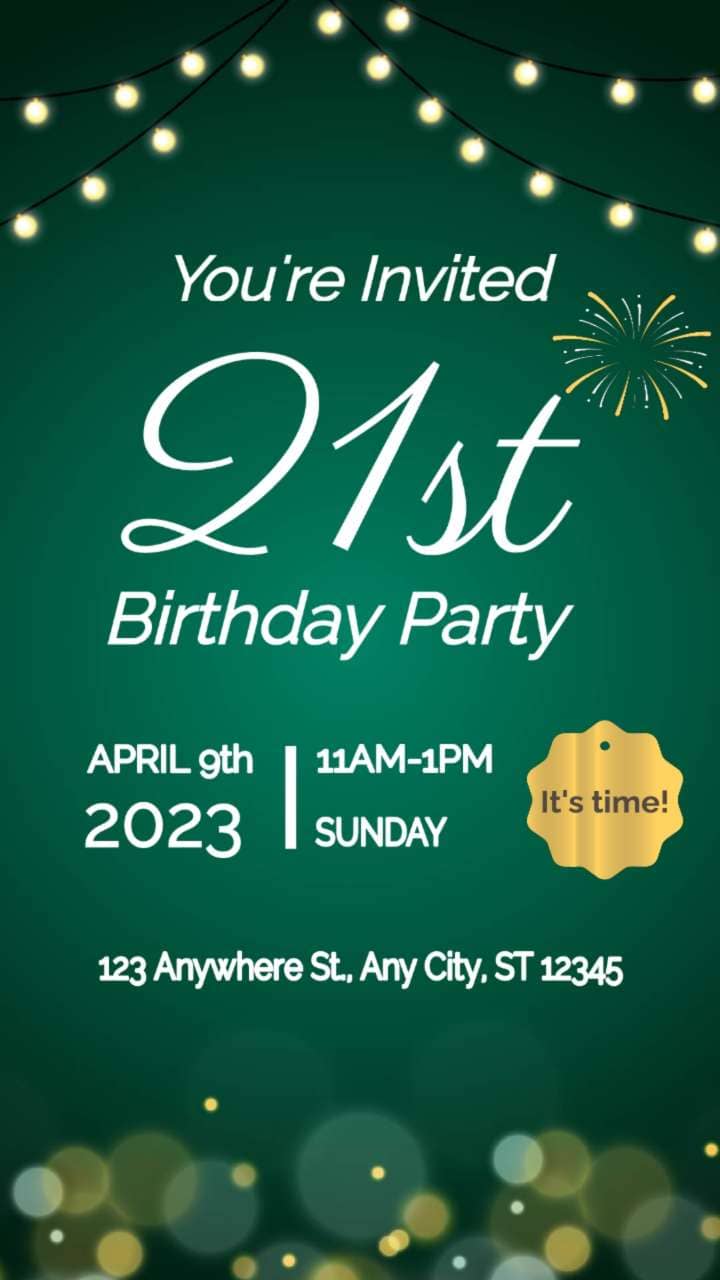 Meilleurs modèles de carte d'invitation anniversaire gratuits