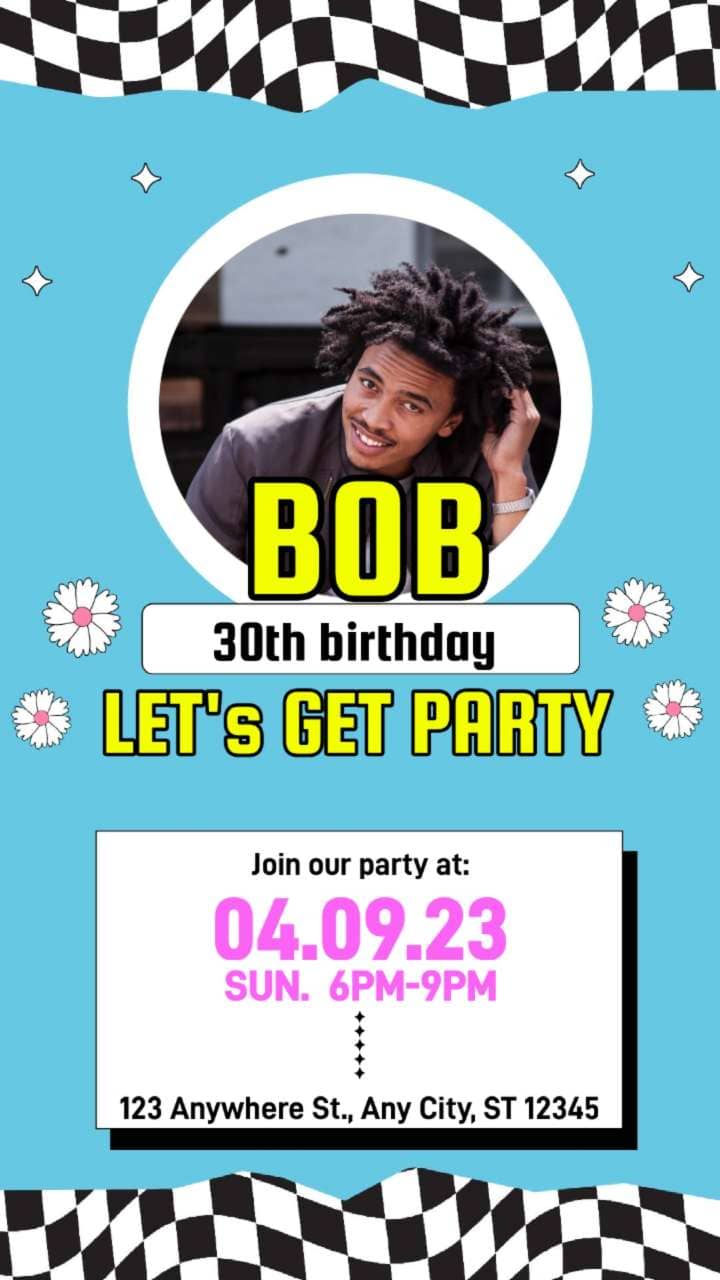 Meilleurs modèles de carte d'invitation anniversaire gratuits