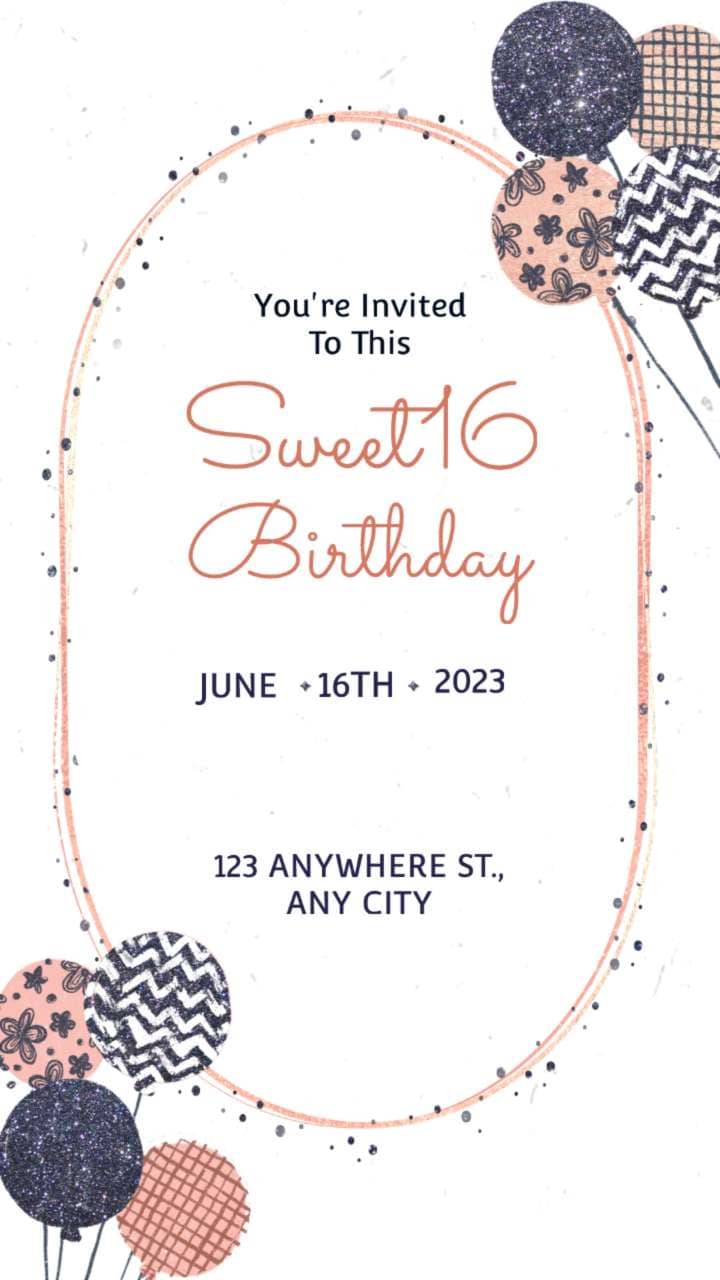 Meilleurs modèles de carte d'invitation anniversaire gratuits