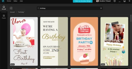 comment creer une carte d'anniversaire virtuelle pour Whatsapp sur PC