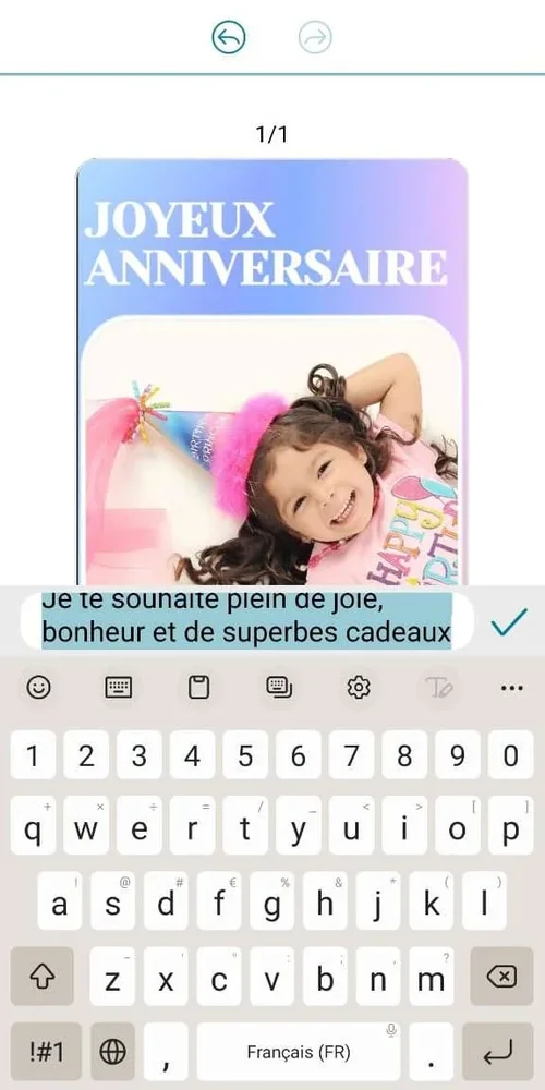 comment creer une carte d'anniversaire virtuelle pour Whatsapp