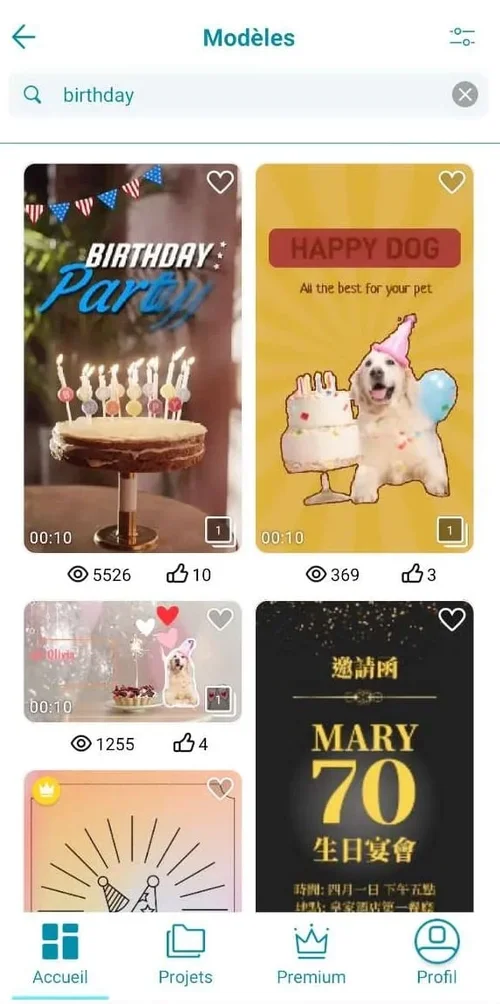 Créer une carte d'anniversaire animée gratuite musicale