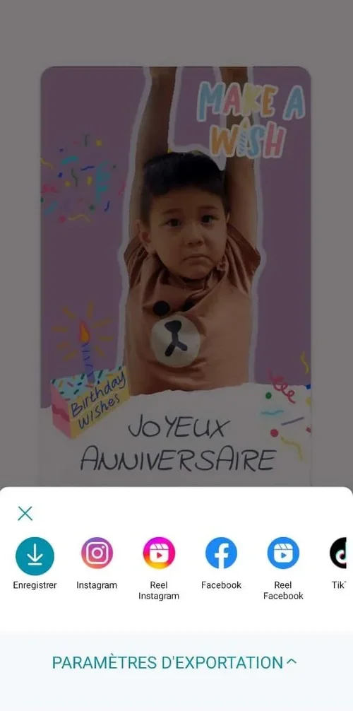 Créer une carte d'anniversaire animée gratuite musicale