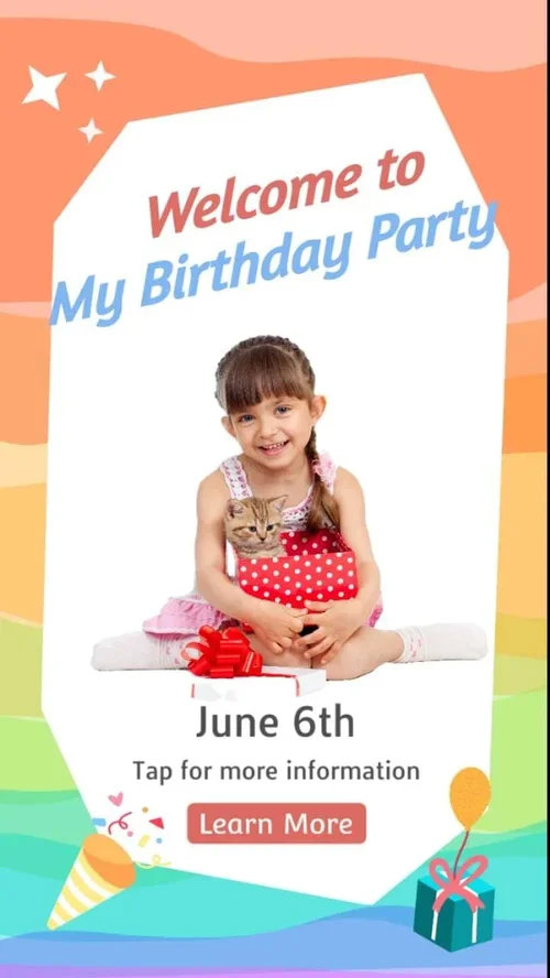 Meilleurs modèles de carte d'invitation anniversaire gratuits