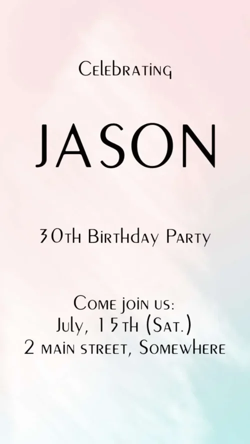 Meilleurs modèles de carte d'invitation anniversaire gratuits