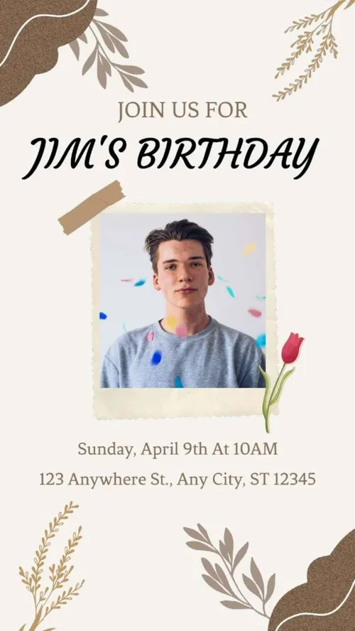 Meilleurs modèles de carte d'invitation anniversaire gratuits