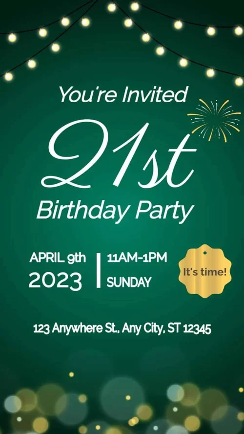 Meilleurs modèles de carte d'invitation anniversaire gratuits