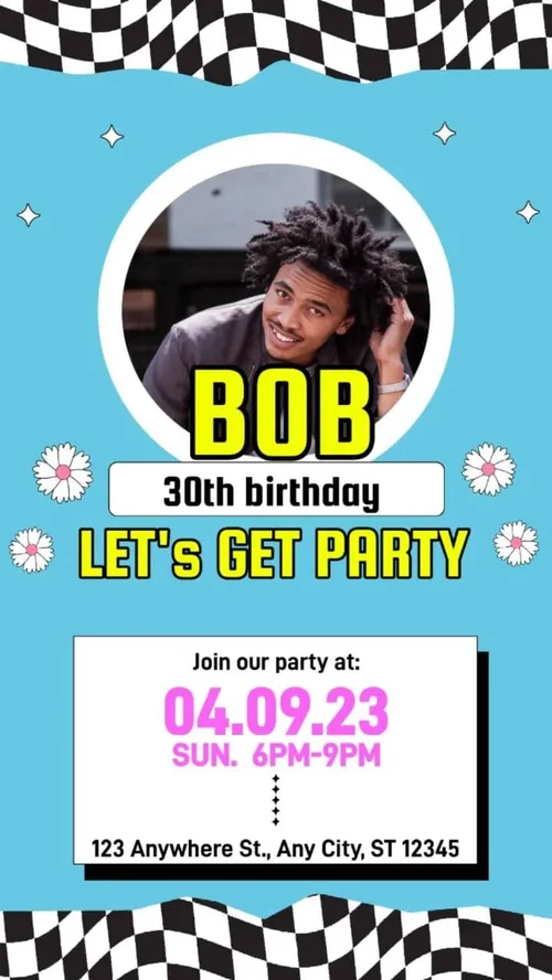 Meilleurs modèles de carte d'invitation anniversaire gratuits