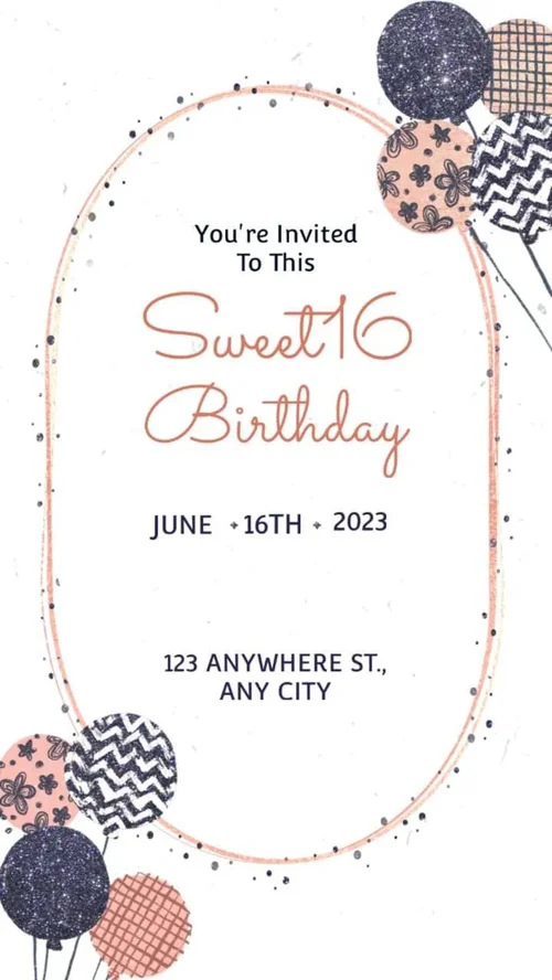 Meilleurs modèles de carte d'invitation anniversaire gratuits