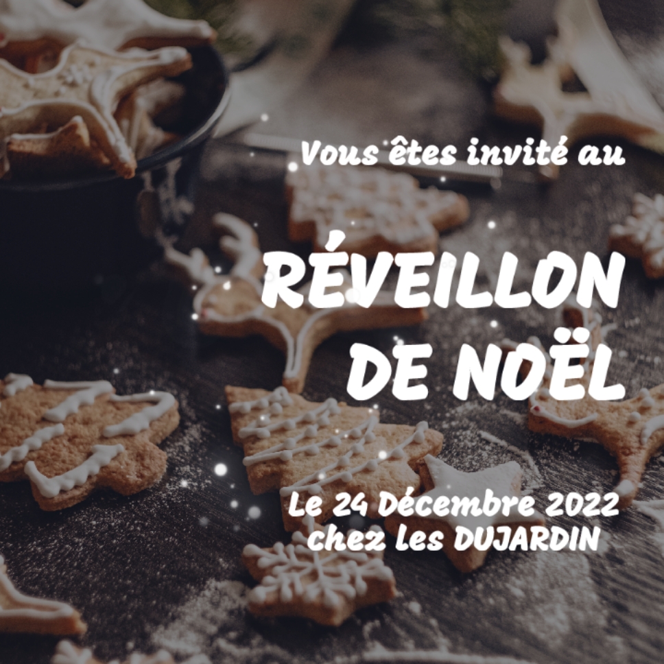 resultat final invitation de noel avec Promeo