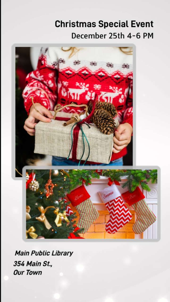 Promeo - modèle d'invitation de noël