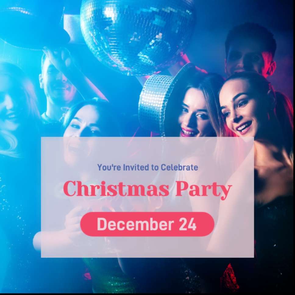 Promeo - modèle d'invitation de noël