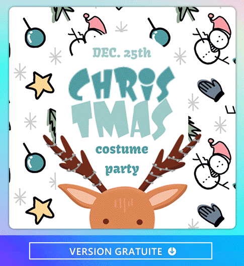 Promeo - modèles d'invitation de noel