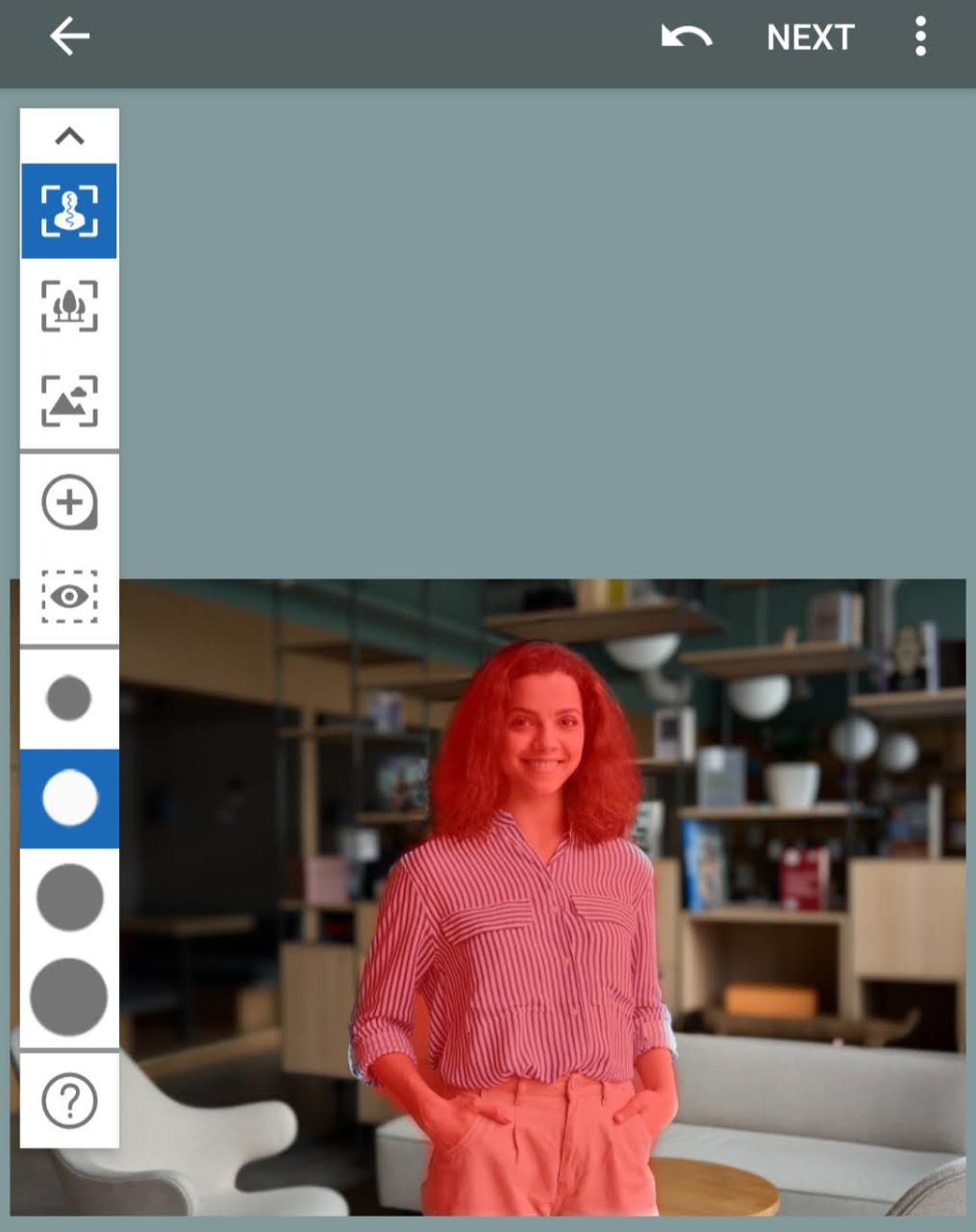 AfterFocus interfaz