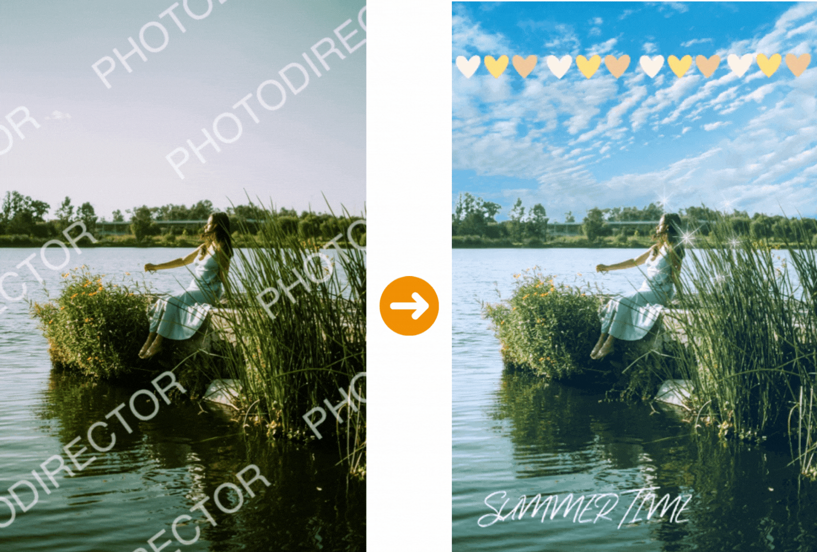 Remove watermarks from images online with MyEdit