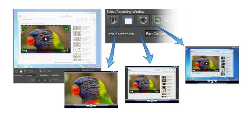 Interfaz de Debut Video Capture Software 