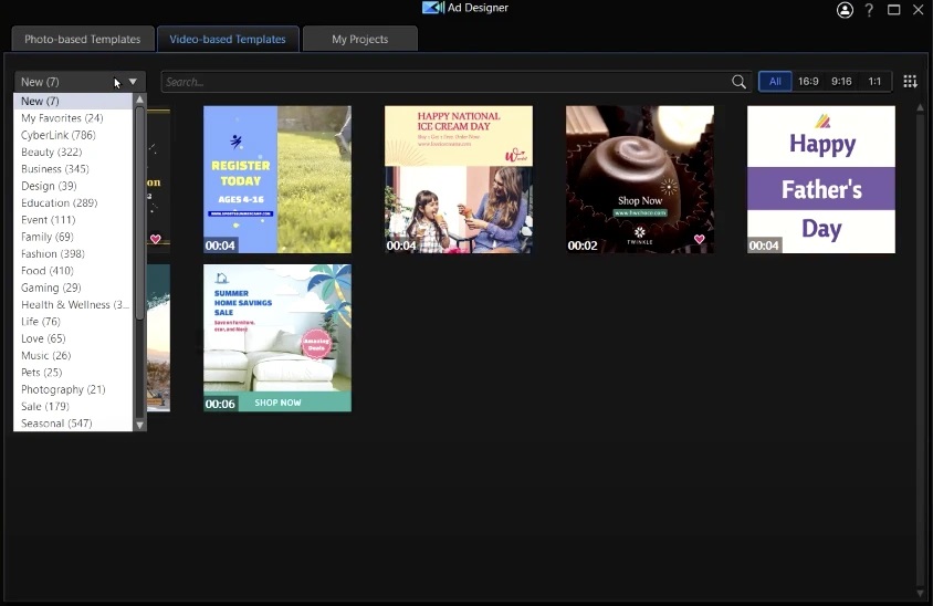PowerDirector - Video Based Template