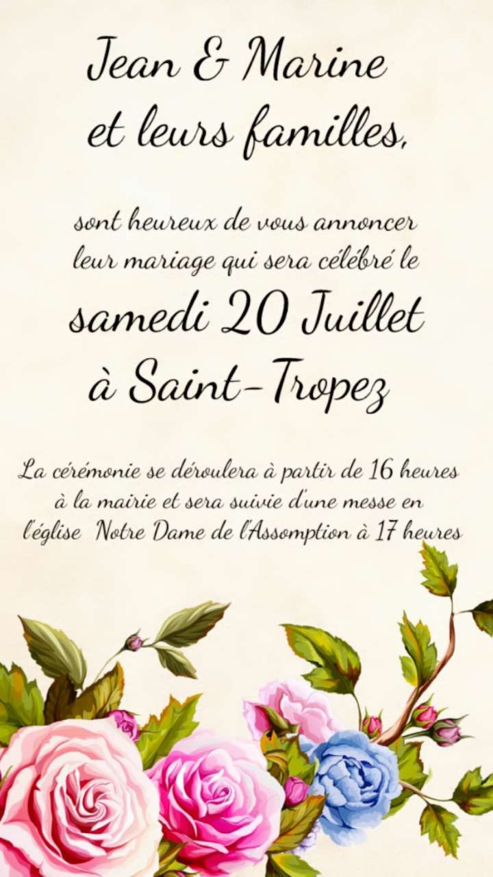 Meilleurs modèles d'invitation de mariage gratuits