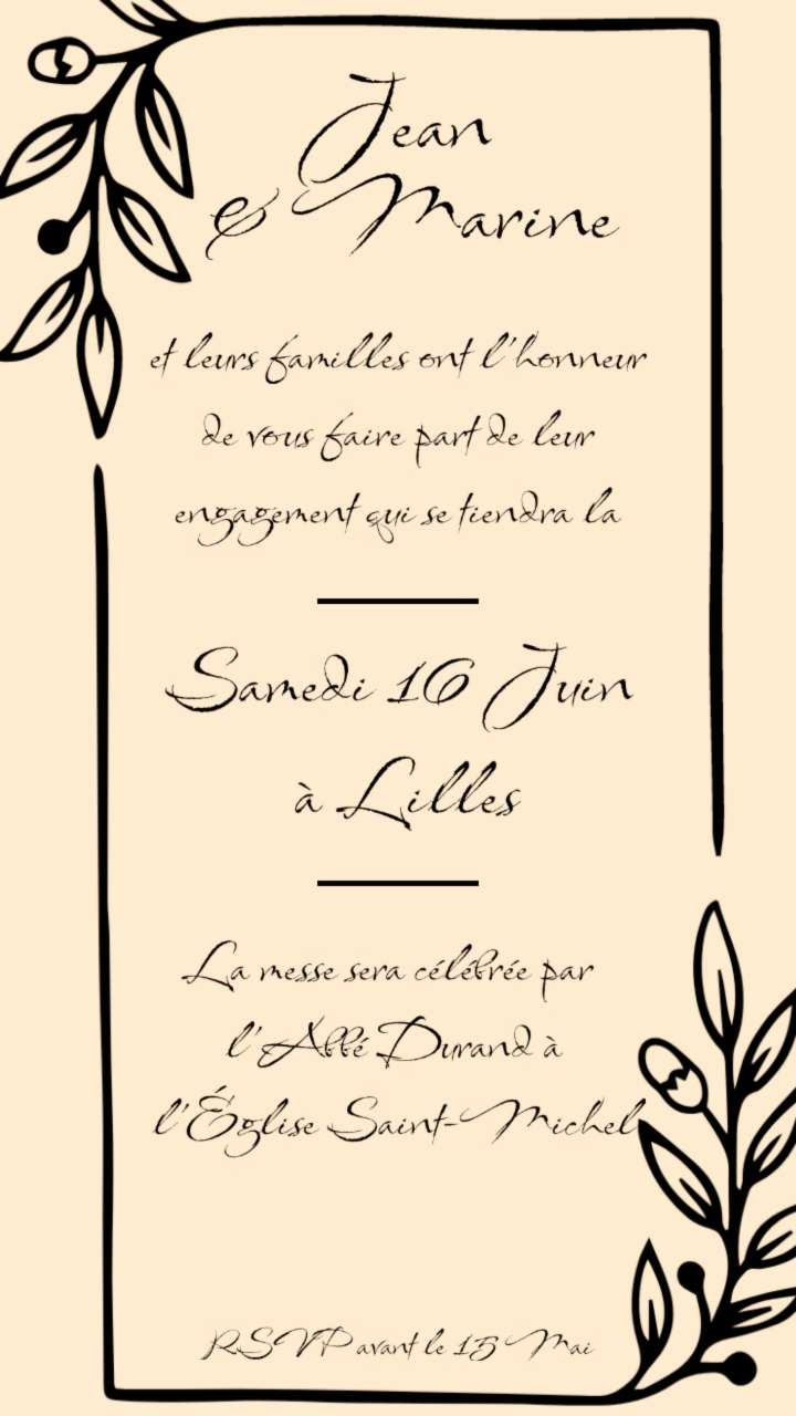 Meilleurs modèles d'invitation de mariage gratuits