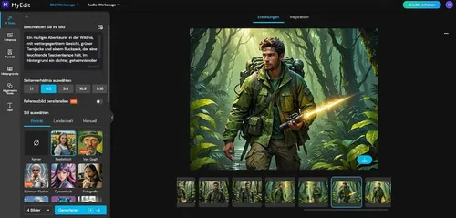 MyEdit - Kostenloser Online-Editor zur Fotobearbeitung